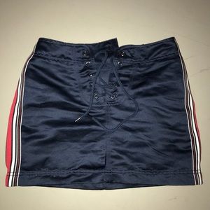 Silence + Noise Silk Mini Skirt